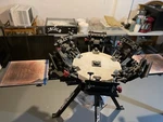 Vastex V-1000 Manual Garment Printer + Mid-level Flash Cure Unit. Fixed Price $6400.00.