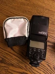 Canon Speedlite 580EX Ii Shoe Mount Flash For With Light Diffuser Cover. Fixed Price $90.00.