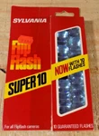 Super Ten Flip Sylvania New Old Stock Package Of Blue Dot Flashes. Fixed Price $9.95.