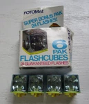 Vintage Fotomat Flashcubes- 4 X Unused 16 Flashes- Made The Usa. Fixed Price $15.55.