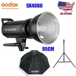 Godox SK400II 400WS Flash Photo Studio Strobe LIGHT+95CM SOFTBOX+2M Stand. Fixed Price $189.00.