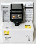 Mint Nikon Speedlight SB-N7 Flash Black W/box Manual Tested Working Ok. Fixed Price $122.00.