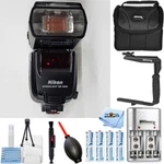 Nikon SB-5000 Af Speedlight 4185 + Flash Bracket 4X Aa Batteries And More. Fixed Price $534.83.