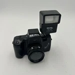 Skina Royal-ii 35MM Film Camera With UF-320 Electronic Flash Black Vintage. Fixed Price $29.99.
