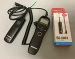 Lot Of Camera Remote Switches Canon RS-80N3 RS-60E3 Neewer NW-880. Fixed Price $15.99.
