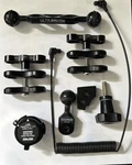 Lot Sea & YS-01 Strobe Parts Ultralight Arms Clamps Adapter Cable Cap. Fixed Price $158.00.