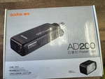 Godox AD200 2.4G Ttl 1/8000S Hss 2900MAH Double Head Pocket Flash Speedlite Kit. Fixed Price $249.85.