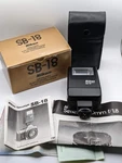 Nikon SB-18 Speedlight Shoes Mount Flash For Slr + Manual Box Case. Fixed Price $39.99.