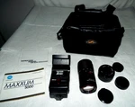 Vintage Street Z Camera Bag With Flash Unit & 2 Lenses Read!!!!!!. Fixed Price $30.00.