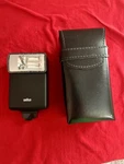 Vintage Braun Hobby 23B Camera/ Shoe Speedlite Flash With Leather Case. Fixed Price $6.50.