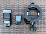 Godox TT350F Flash For Fujifilm, Xprof Trigger And Softbox Mount.. Fixed Price $75.00.