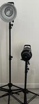 Us Godox SK400II 400WS Studio Flash STROBE+BARNDOOR+60*90CM Softbox 2M Stand Kit. Fixed Price $250.00.