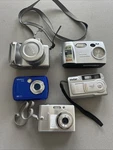 Lot Of 5 Digital Cameras For Parts. Fixed Price $40.00.