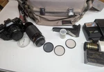Ricoh KR-30SP Film Camera Tested Works W/ Accessories, Lenses, And Carrying Case. Fixed Price $119.99.