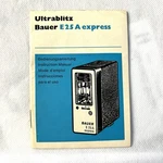 Vintage Ultrablitz Bauer 25 Express Flash Manual Multi-language. Fixed Price $8.50.