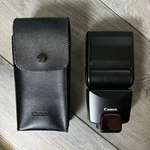 Canon Speedlite 380EX Shoe Mount Flash E-ttl Af W/ Leather Case Tested. Fixed Price $19.99.
