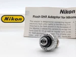Top Mint Nikonos Flash Unit Adapter + Manual For Iv-a Iii From Japan. Fixed Price $49.99.