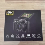 5K Wifi Digital Camera, 75MP, 3" Flip Screen, 18X Zoom, 32GB Sd Card Included. Fixed Price $64.99.