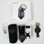 Godox V1 For Olympus/panasonic 2.4G Ttl Round Head Camera Flash. Fixed Price $140.00.