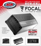 Focal 4.320 Impulse Integration Amplifier Channel Class-d Indash Watts Rms. Fixed Price $281.55.