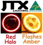 7" Headlights Red Halo Flashes Amber On Turning Dodge Plymouth Breeze Phoenix. Fixed Price $343.46.