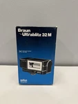 Braun Ultrablitz Blitzger System Sca 300 Camera Flash W/ Box. Fixed Price $75.00.