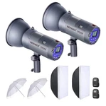 Neewer 600W Battery Powered Outdoor Studio Flash Strobe Light. Fixed Price $350.00.