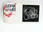 Sunpak Auto 411 Instruction Pamphlet Book 27PG 1976 Pics & Text $13.40. Fixed Price $13.40.
