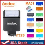 Godox IT22 Mini Camera Flash Ttl Pocket LIGHT+8 Color Fliters MA01 Kit For Sony. Fixed Price $13.07.