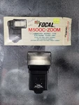 Focal M500T-ZOOM Electronic Flash Unit For Camera Bounce With Box. Fixed Price $9.99.