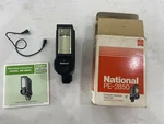 Vintage National Flash Unit Model PE-2850 With Instruction Booklet & Diffuser. Fixed Price $28.31.