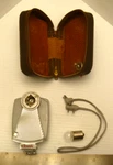 Ricoh BC-605D Vintage Bulb Flash With Leather Case And Adapter. Fixed Price $20.00.