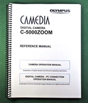 Olympus C-5000 Zoom Instruction Manual: 215 Pages And Protective Covers!. Fixed Price $30.70.