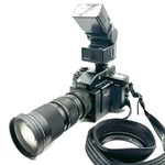 Sony Mavica MVC-5000 2CCD Digital Camera W/ MCL-913T Lens F1.8 & MFL-30 Flash. Fixed Price $738.00.