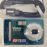 Vivitar Vivicam 8018 8.1MP Digital Camera - Blue New In Box Sealed. Fixed Price $15.71.