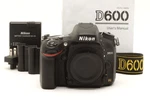 Nikon D600 Dslr Camera Body (44,125 Shots) With Batteries & Charger #50807. Fixed Price $333.00.