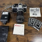 Nikon FG-20 35MM Film Camera Kit 36-72MM Lens SB-19 Flash Untested. Fixed Price $71.95.