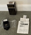 Thyristor Sunpak Auto 433 Nikon Dedicated Shoe Mount Electronic Flash. Fixed Price $10.00.