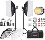 2PCS MS300V 600W Studio Strobe Flash KIT,2.4G Bowens Mount Lighting. Fixed Price $1096.47.