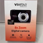 New In Box Vivitar Black Digital Camera 8X Zoom Hd Video. Fixed Price $25.00.