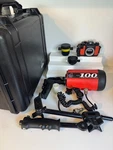 Nikonos-v Ikelite 100A Strobe, 35MM Lens, 20MM Read. Fixed Price $125.00.