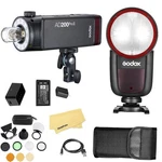 Godox V1-CU V1CU Camera With AD200 Proii Pocket FLASH+AK-R1 For Canon. Fixed Price $667.00.