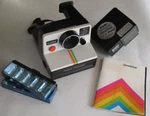 Vintage Polaroid Onestep SX-70 Land Camera Alfon PR-50 Flash Bulbs Instr & Bag. Fixed Price $97.95.