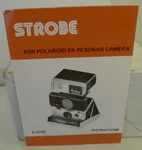 Kalimar K-474S Strobe Flash For Polaroid Sonar SX-70 Camera Manual Only. Fixed Price $10.77.