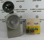 Polaroid Camera Wink Light Model 250 + Top Flash Bowl Bulbs Clean But Untested. Fixed Price $19.80.