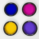 Profoto Clic Gel Set Blue Yellow Pink Purple *used* For Series Flash. Fixed Price $89.99.