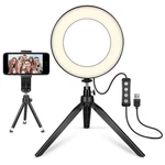 Led Ring Light With Stand For Makeup Photography Video Iphone Selfie Stream. Fixed Price $13.49.
