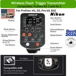 Aodelan Ttl Flash Trigger For Nikon 1/8000S Hss Profoto A1 B10 D2. Fixed Price $71.99.