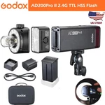 Godox AD200PRO Ii 2.4G Ttl Hss Pocket Speedlite Wireless Flash Outdoor Versatile. Fixed Price $349.00.