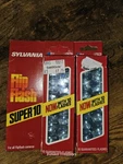 Vintage 1970S Sylvania Flip Flash Super 10 Cube Stick Original Box. Fixed Price $15.00.